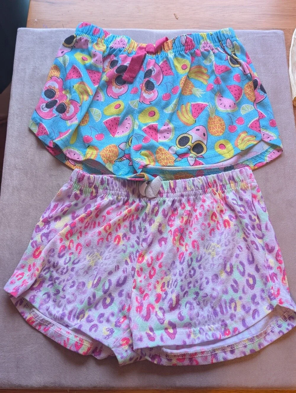 Children's Place Bundle Of Two Girls Pajama Shorts Size S (5-6)